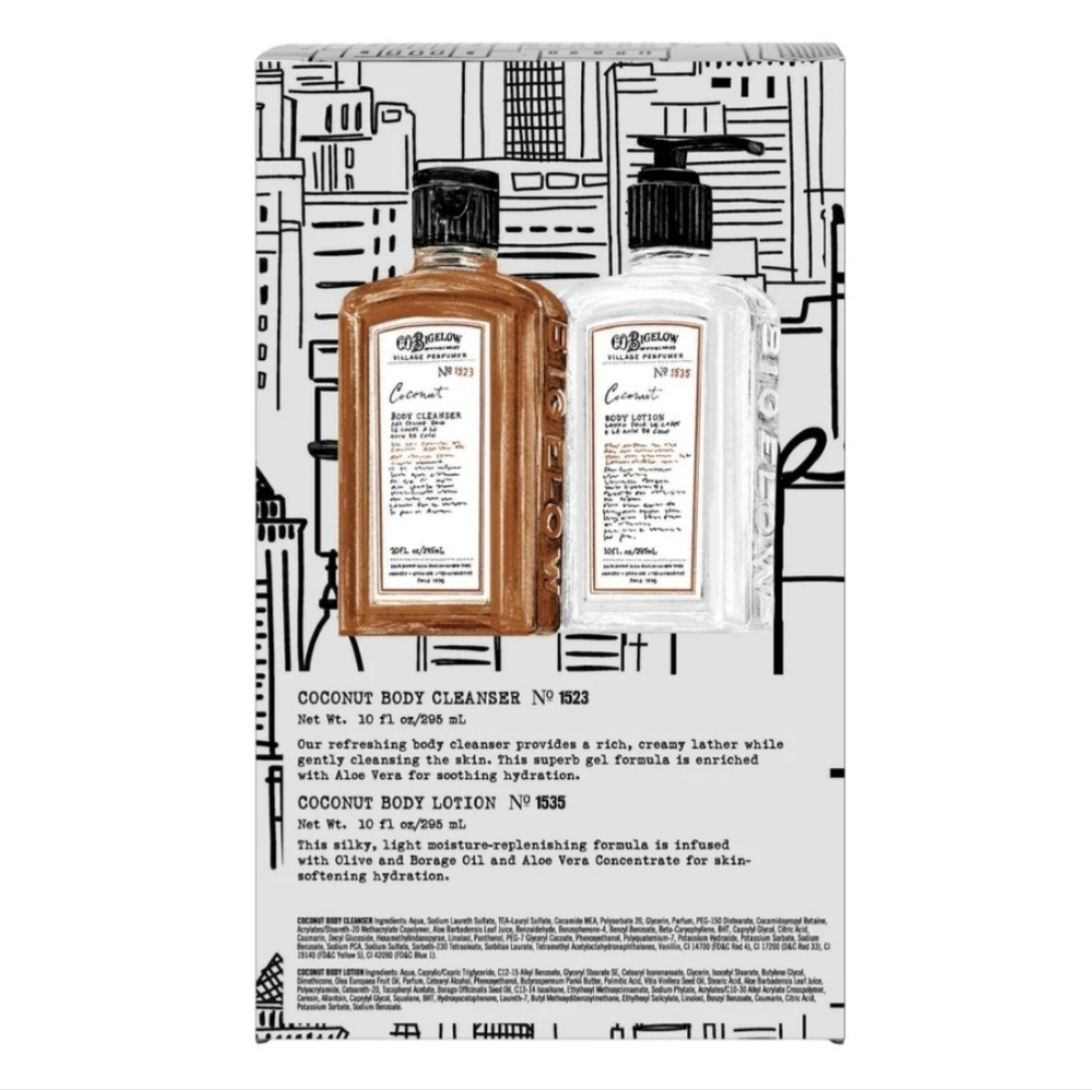 Village Perfumer - Coconut Body Care Duo - Apothecary Box, Retail $34.00 USD - Picture 3 of 14